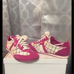 Authentic coach pink sneakers